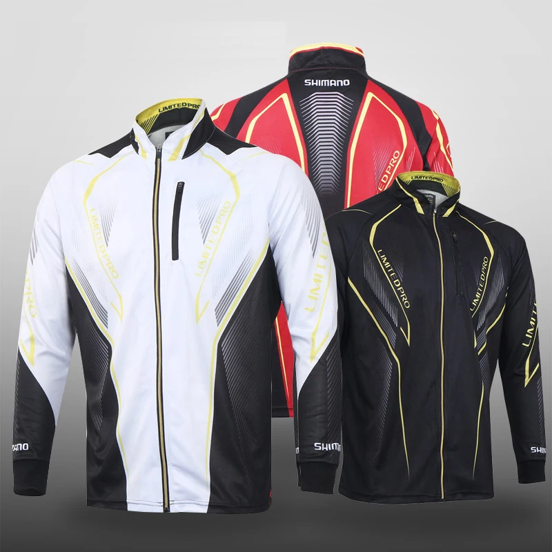 

Shimano Quick-Drying Anti-UV Sun Fishing Shirt Sports Clothes Moisture Wicking Sports Long Sleeve Fishing Clothes Vests