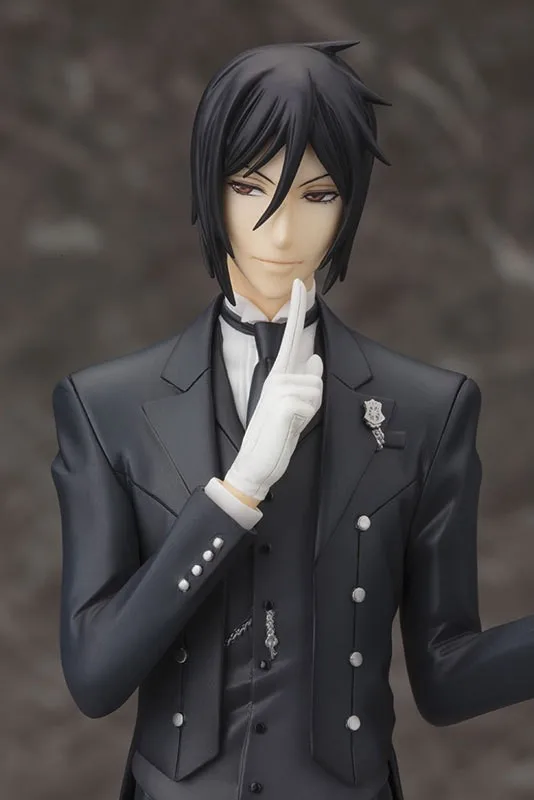 25 см Black Butler Себастьян Михаэлис ARTFX J Brinquedos модель коллекции Игрушечные лошадки куклы аниме мультфильм Рождественский подарок Электронные Игрушки для мальчиков