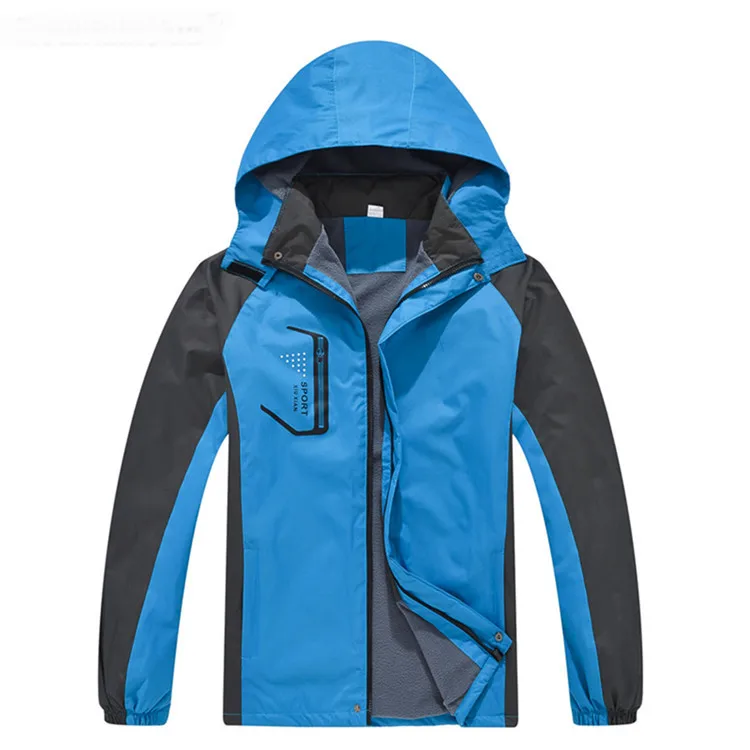 Горные мужские осенние флисовые теплые походные куртки, уличная спортивная ветровка, треккинг, кемпинг, мужская шапка, отстегивающиеся пальто, VA556