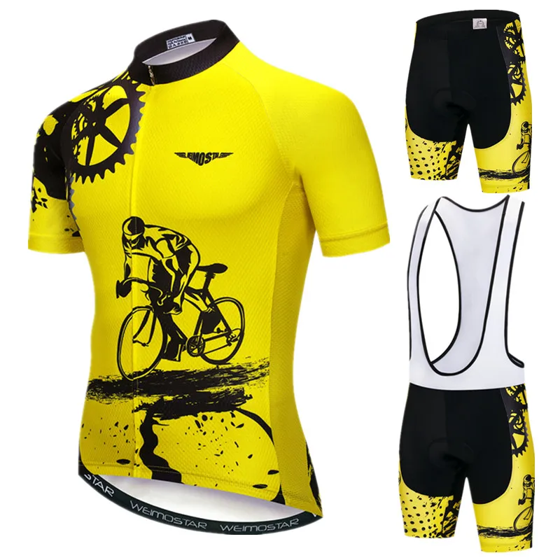 SGCIKER 2023 Men World Tour Pro Team Cycling Jersey Set,Summer Cycle
