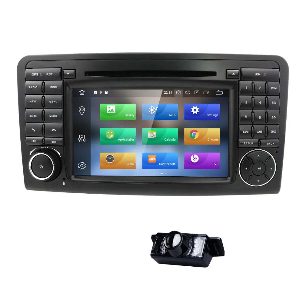 

AutoRadio 2 din Android 8.0 Car DVD Multimedia For Mercedes Benz ML GL CLASS W164 X164 2005 2006 2007 2008 2009 2010 2011 2012BT