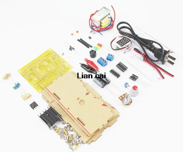 DIY Kit LM317 Регулируемое напряжение 220 В до 1,25 в-12,5 в понижающий модуль питания печатная плата электронные комплекты