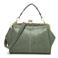 LUXY LUNE Marque Nouveau Rétro Femmes Messenger Sacs Petit D’épaule sac de Haute Qualité Nubuck PU Cuir Fourre-Tout Sac Vert Sacs À Main XA820H