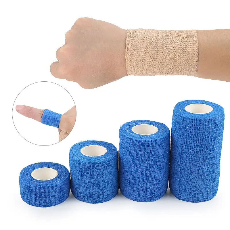

Self-Adhesive Bandage First Aid Bandage Wrap with Strong Elastic Pressure Tape Waterproof Medical Therapy