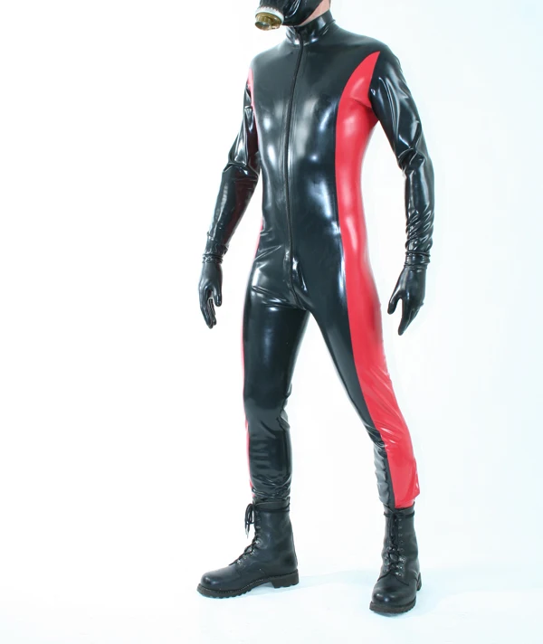 Lattice di Gomma Tuta Stretto uomo Latex catsuit Frontale Con Zip Costume  Con I Guanti In Lattice 0.6mm spessore (Nessuna Maschera)|mens latex  catsuit|latex rubber tightsbodysuit men - AliExpress