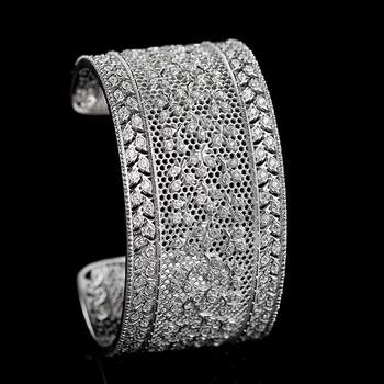 

925 Silver Zircon Bracelet Silver Bars 925 Jewelry for Women European Court Style Retro Style
