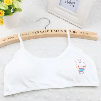 

cartoon Teenage Girl Underwear Cotton Bras Wireless Breathable Training Bra for Girls Child Bra Padded Brassiere