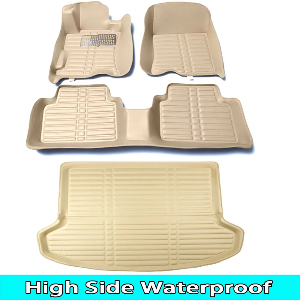 

SUNNY FOX car floor mats for Skoda Octavia Superb Fabia Rapid spaceback Waterproof car-styling Anti-slip carpet liners