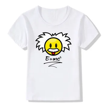 

2019 Children Comical Albert Einstein Funny T shirt Kids Summer Short Sleeve Tops Baby Girls Boys Clothes,ooo527