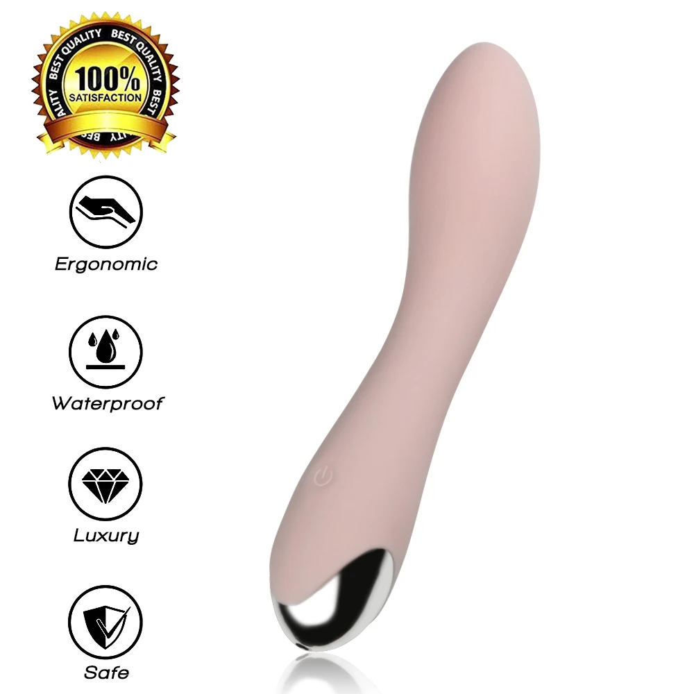 2018 Heating up USB Charge Powerful Vibrating font b Dildo b font Vibrators For Women Adult