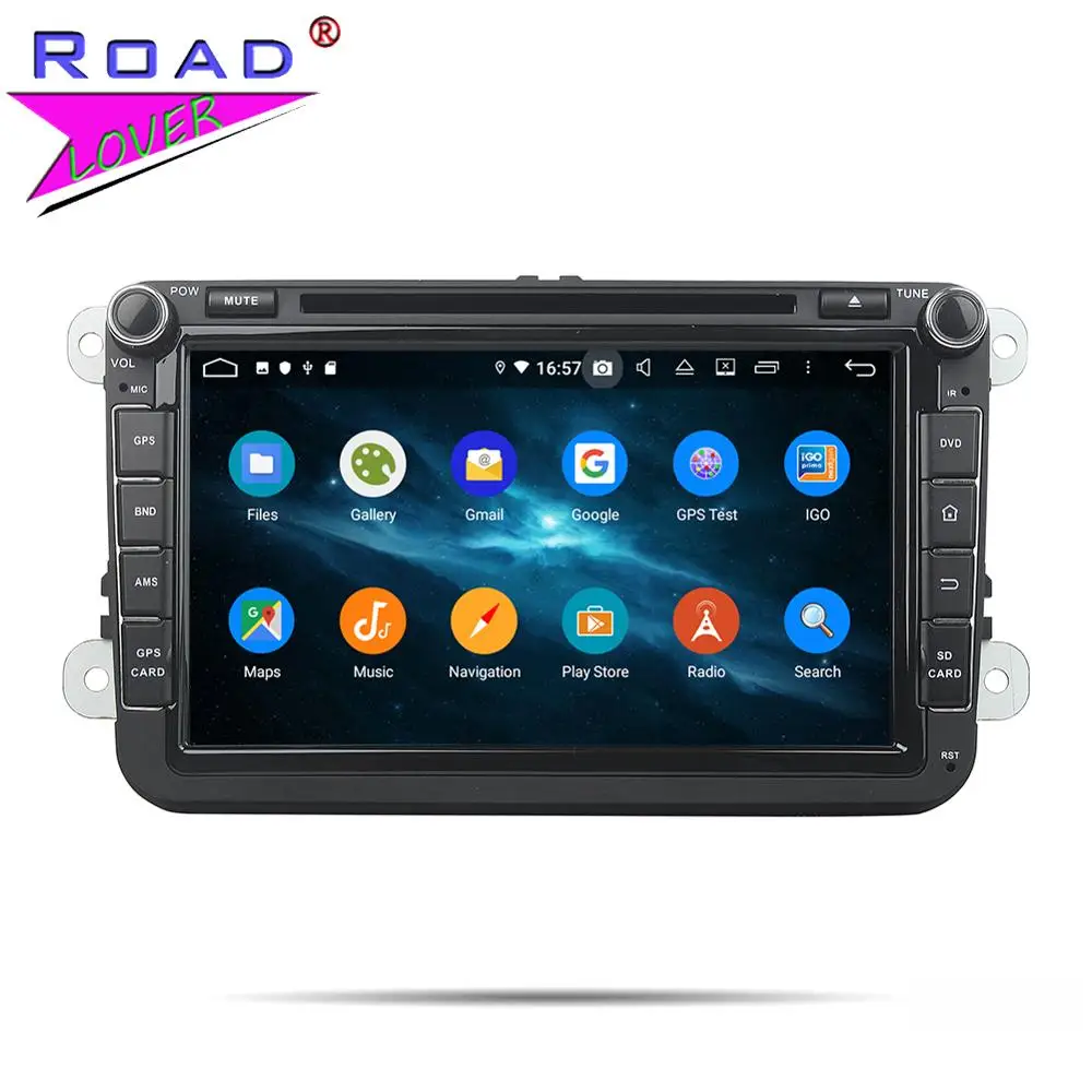 Головное устройство Android 9 0 автомобильный DVD плеер для Volkswagen VW Passat CC Polo Golf Touareg T5 Caddy