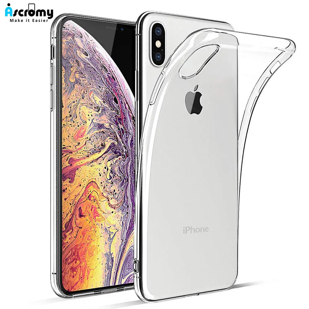 Для iPhone XS Max чехол прозрачный силиконовый чехол для телефона для iPhone X XR 8 Plus 7 6 6S 5 5S SE 5SE 5C 11 Pro Аксессуары для 4S