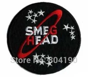 

RED DWARF SMEGHEAD Science TV MOVIE Iron On/Sew On Patch Tshirt TRANSFER MOTIF APPLIQUE Rock Punk Badge Wholesale Free shipping