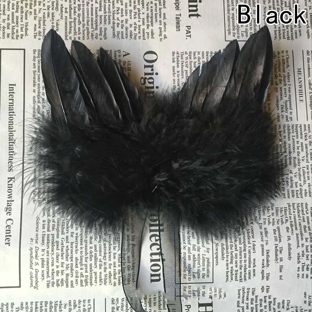 

Banquet Feather Brooches For Promotion Wholesale Fashion Elegant Feather Large Brooch