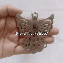 50 шт./лот Love buterfly металлическая Закладка для книг серебряный цвет книга маркер набор свадебный подарок канцелярские товары офисные школьные принадлежности