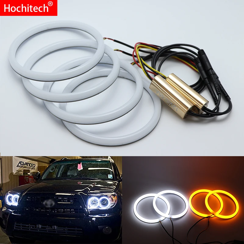 Для Toyota 4runner 2006 2007 2008 2009 белый и желтый двойной цвет хлопок комплект светодиодов