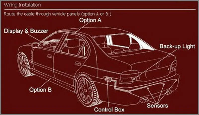 Заводская цена, автомобильный детектор, парковочные датчики, обратный резервный радар, оповещение 4 спереди 4 сзади, сигнальная система, 9 цветов для варианта 8 сенсеров