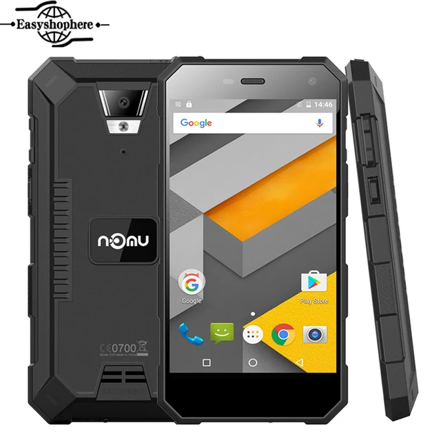 5.0 "ному S10 Водонепроницаемый Телефон Android 6.0 MTK6737T Quad Core 4 Г смартфон 2 Г RAM 16 Г ROM 5000 мАч Быстрая Зарядка OTG Мобильный телефон