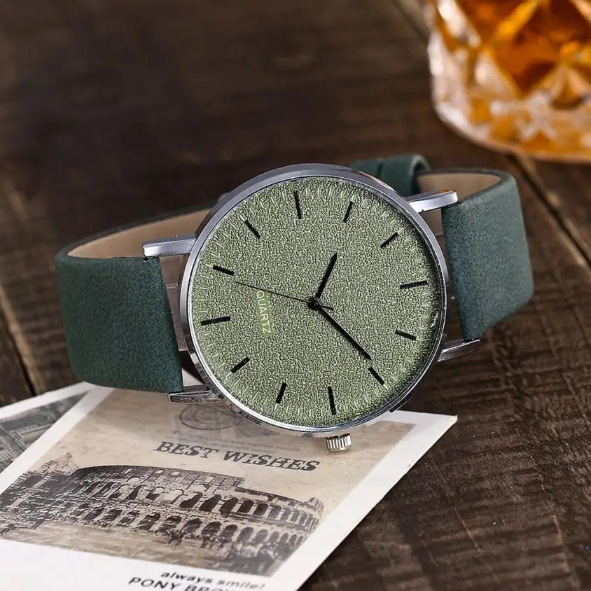 Vansvar женские часы простые креативные кварцевые наручные часы Роскошный кожаный браслет круглый чехол для часов Reloj Mujer 18MAR20