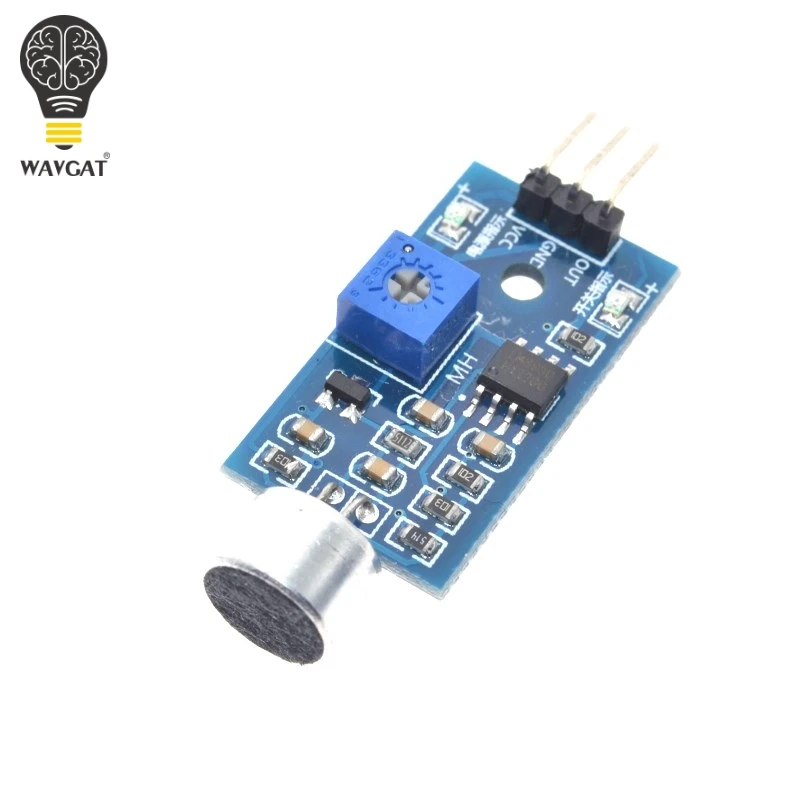 HUIMAI Selling Sound Detection Sensor Module Sound Sensor Intelligent Vehicle For Arduino Drop Shipping Wholesale