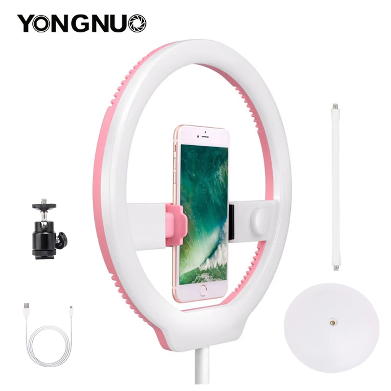 Светодиодная кольцевая лампа YONGNUO YN128 3200K 5500K с регулируемой яркостью для