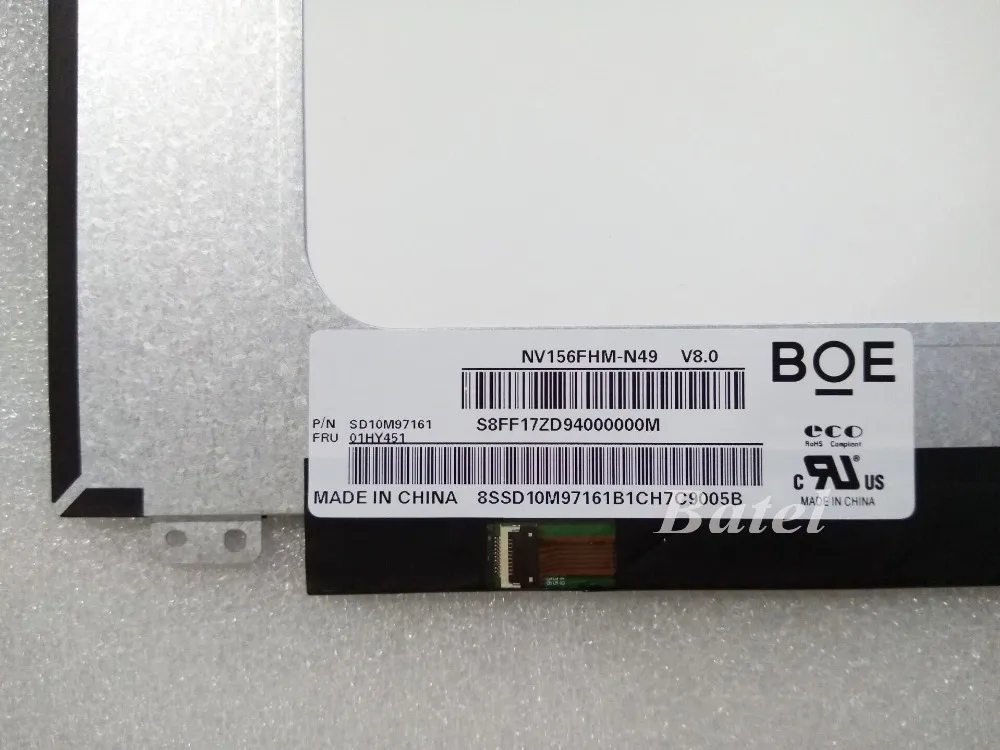 

For Boe IPS NV156FHM-N49 NV156FHM N49 LED Screen LCD Matrix for Laptop 15.6" 30Pin FHD 1920X1080 Matte Replacement IPS Screen