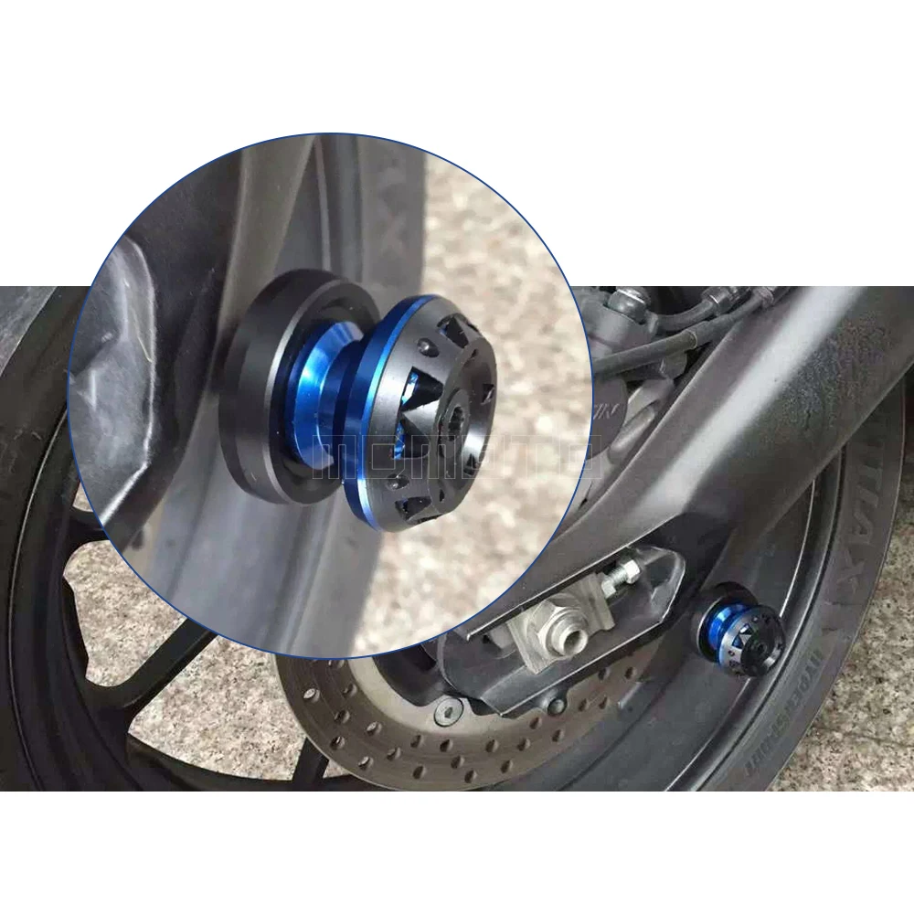 

8mm cnc Motorcycle accessories parts Stand Screw Swingarm Spool Slider For Suzuki GSXR 600 750 1000 1300 SV650 650S GSX R 600