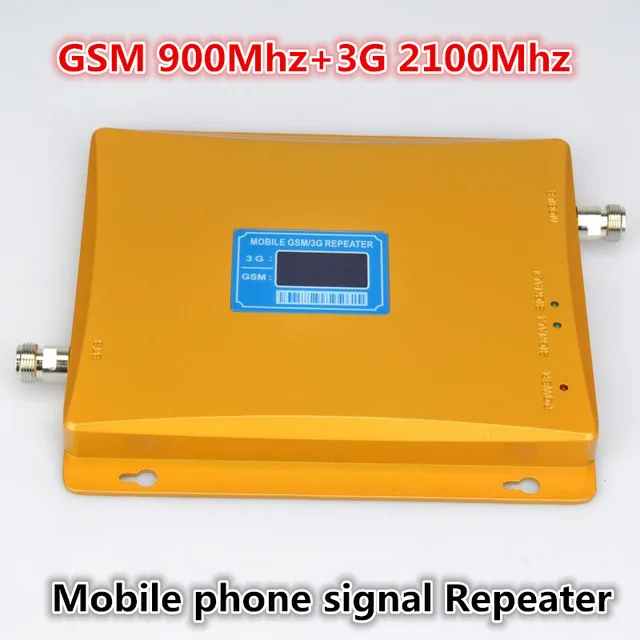 for Russia model 980 power 30 dbm gain 65dbi LCD display dual bands GSM+3G booster repeater dual bands booster WCDMA repeater