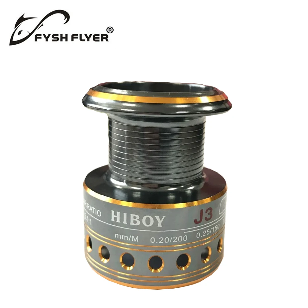 

FyshFlyer Fishing Reels Accessories Spinning Fishing Reels Metal Spare Spools J3FR 2000 3000 4000 5000 6000