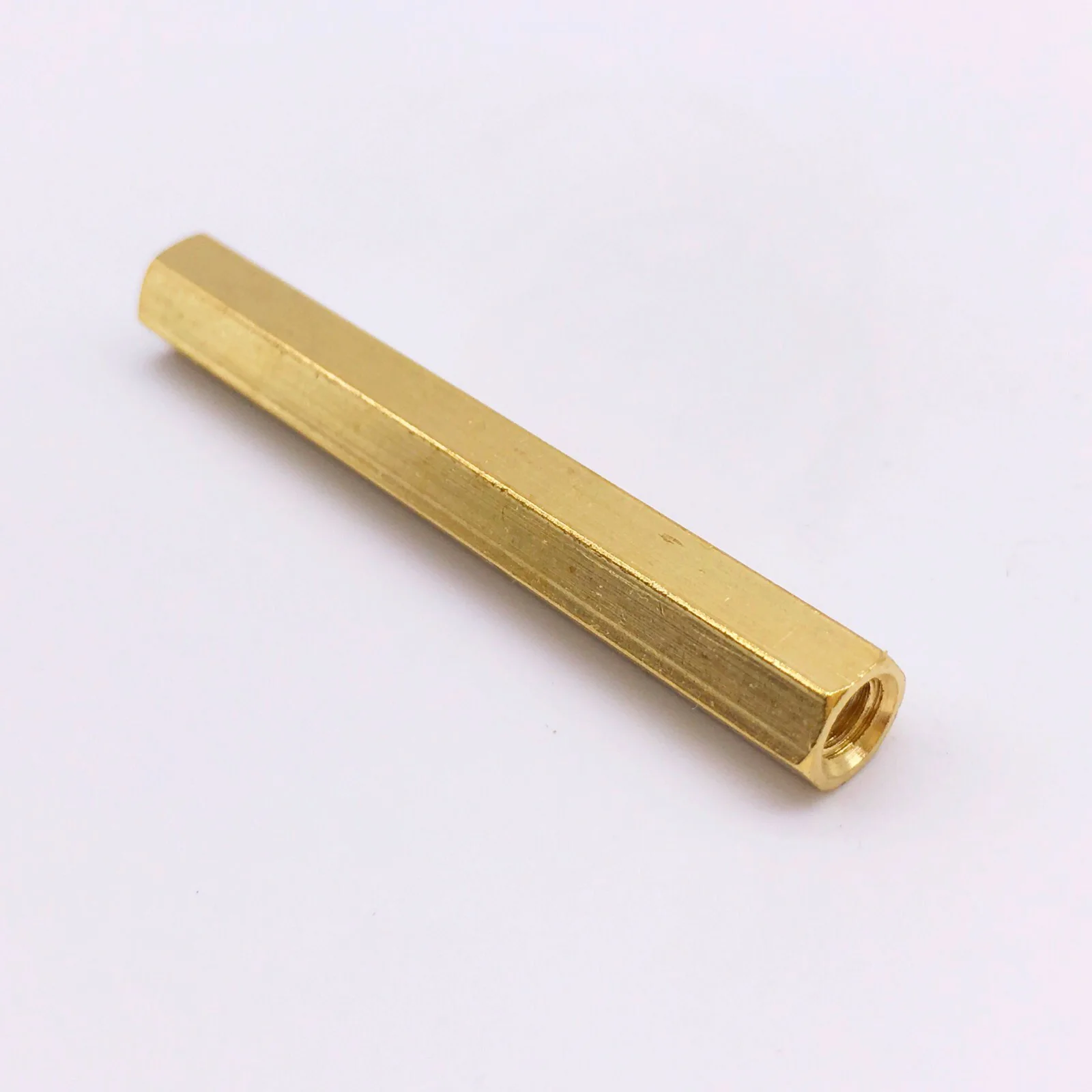

100 Pcs M3*L Brass Standoff Spacer Female Female Brass Threaded hex Spacer PCB Standoff Pillar Golden