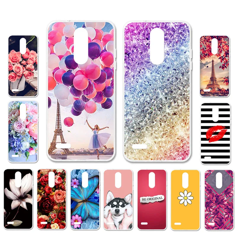 

Ojeleye DIY Patterned Silicon Case For LG Aristo 2 Case Soft TPU Cartoon Cover For LV3 2018 K8 Plus 2018 Covers