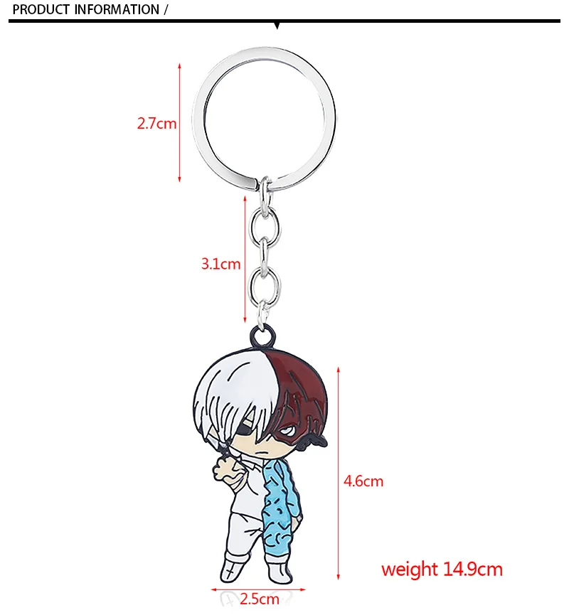My Hero Academia Cute Izuku Anime Toys Pendant Keychain
