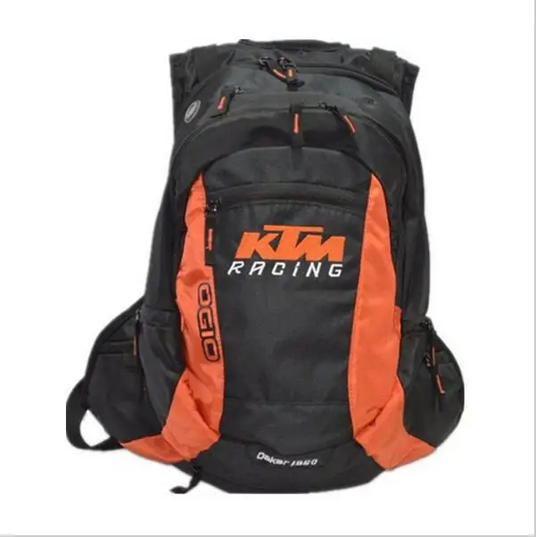 Free shipping KTM backpack leisure travel generation drag racing backpack multi purpose cross country race backpack