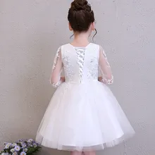 Детские платья 2 цвета, нарядное платье для девочек трапециевидные Свадебные Детские костюмы на день рождения Одежда для девочек-подростков 6, 8, 10, 12, 14, 16 лет