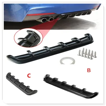 

Car Rear Shark Fin Curved Bumper Lip Diffuser for Volkswagen vw Tuhuan 1.4T Touareg2 New Beetle Passat B6 Beetle CC Magotan