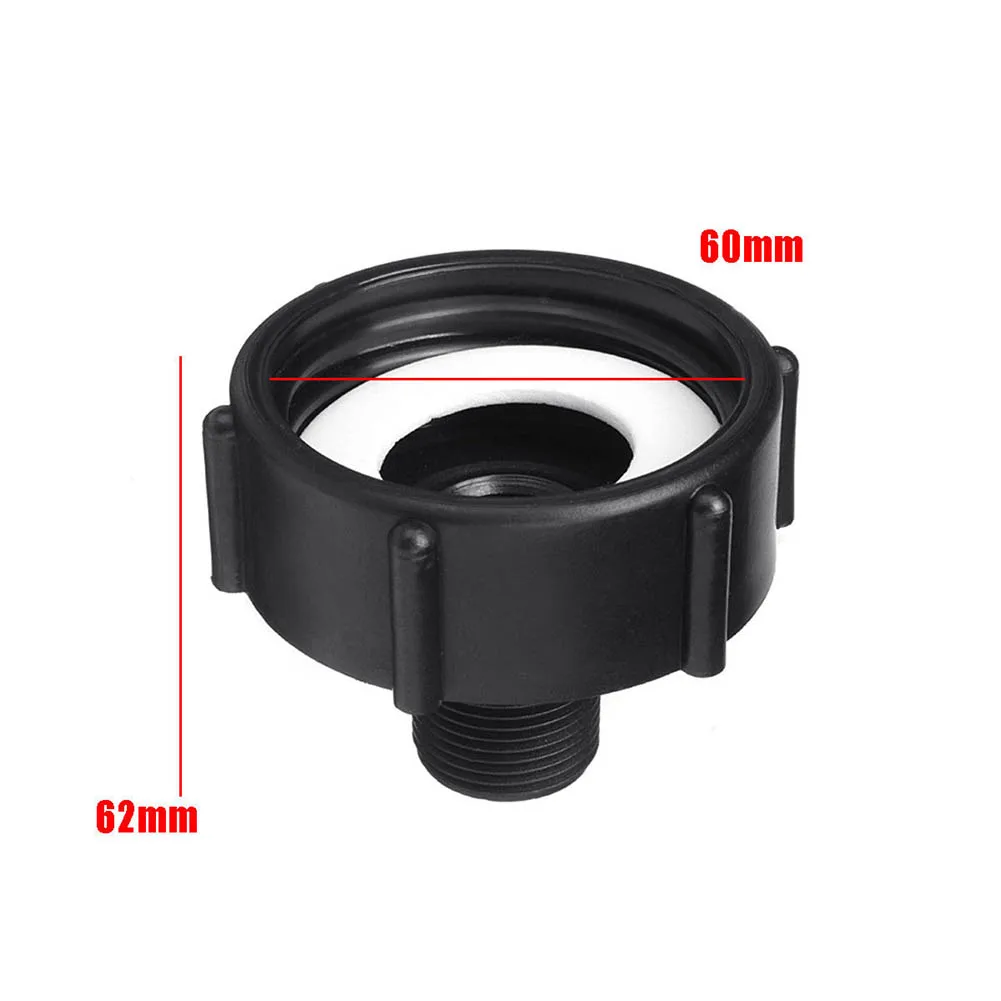 Online 2 piezas 1000L IBC tanque de agua manguera de jardín adaptador 60mm adaptador 0,75 \