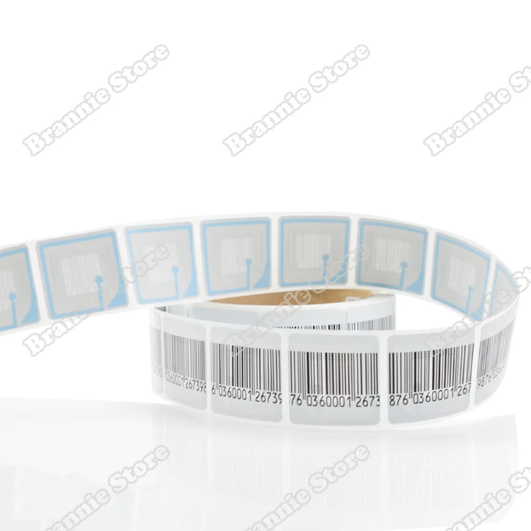 

20000pcs/lot 30x30mm EAS soft label paper label for anti-theft loss prevention free shipping