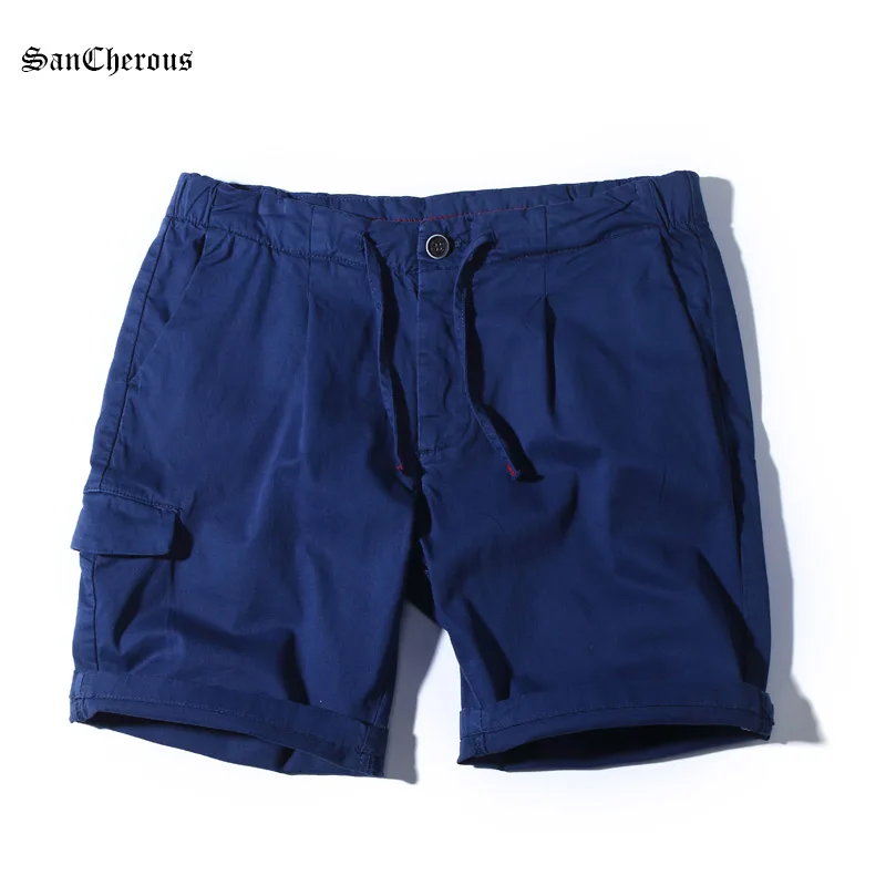 2018 6 Colors High Quality Men Casual Shorts 100 Cotton Summer Shorts