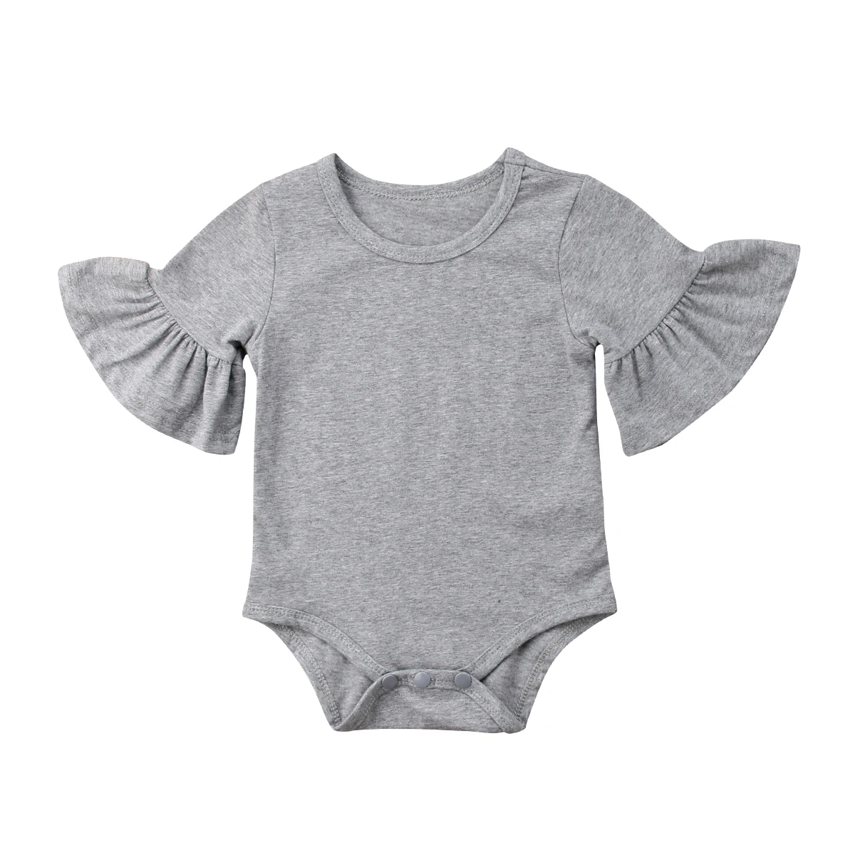 

Toddler Infant Baby Girl Flare Sleeve Romper Jumpsuit Outfit Summer Clothes