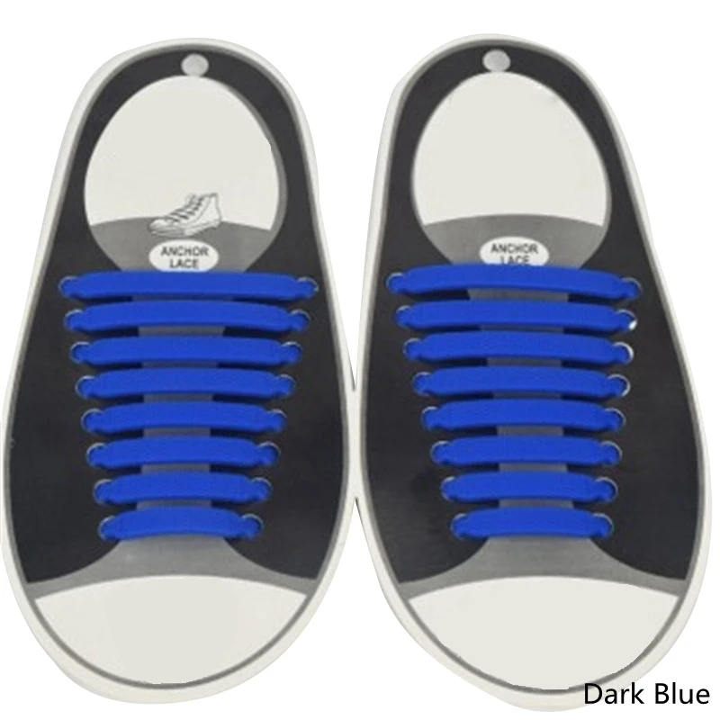 Унисекс для женщин и мужчин спортивные беговые шнурки без завязок эластичные силиконовые шнурки для обуви все кроссовки 11 цветов на выбор