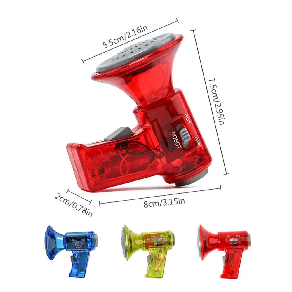 Новинка мягкий мульти усилитель голоса 3 разных голоса мальчик девочка робот игрушка динамик идеальный подарок для Детские колонки игрушка