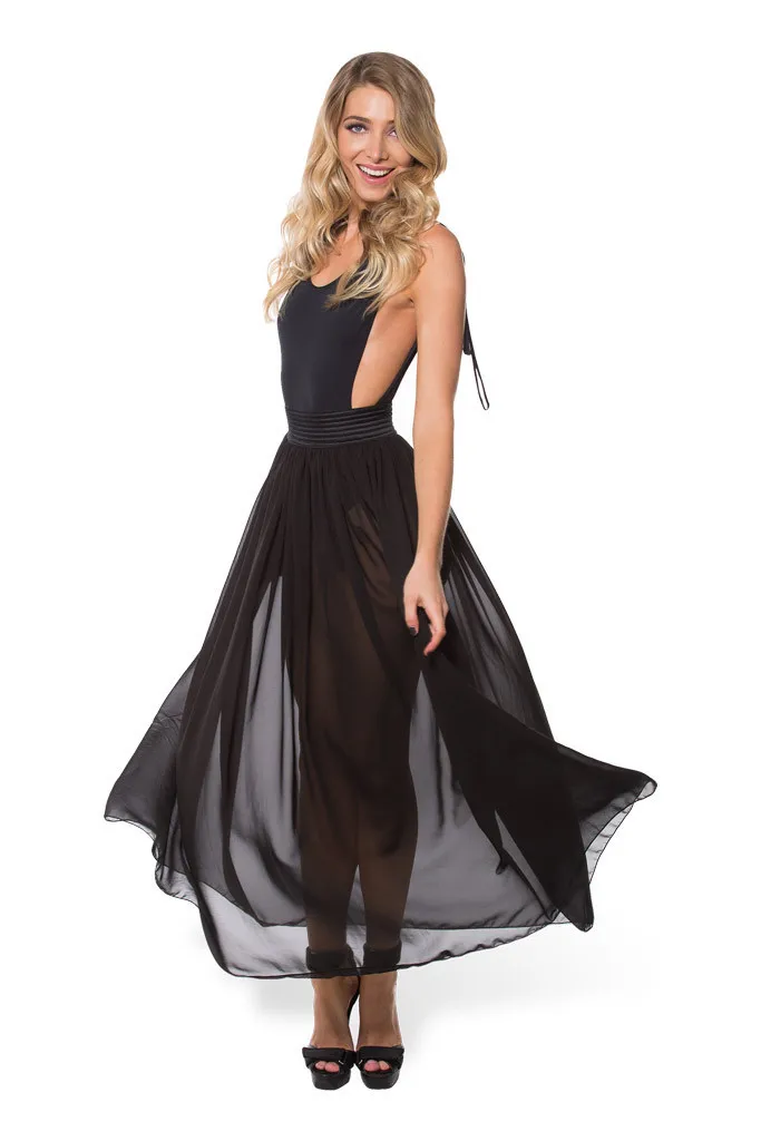 chiffon and tulle skirt