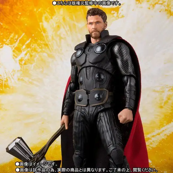 

Marvel Avengers Super Hero SHF Thor with Stormbreaker Infinity War BJD PVC Action Figure Collectible Model Toy