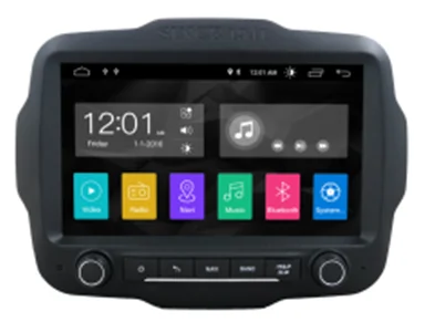 Chogath 9 дюймов сенсорный экран автомобильный мультимедийный плеер android 8,0 Автомобильный gps навигатор для Jeep Renegade