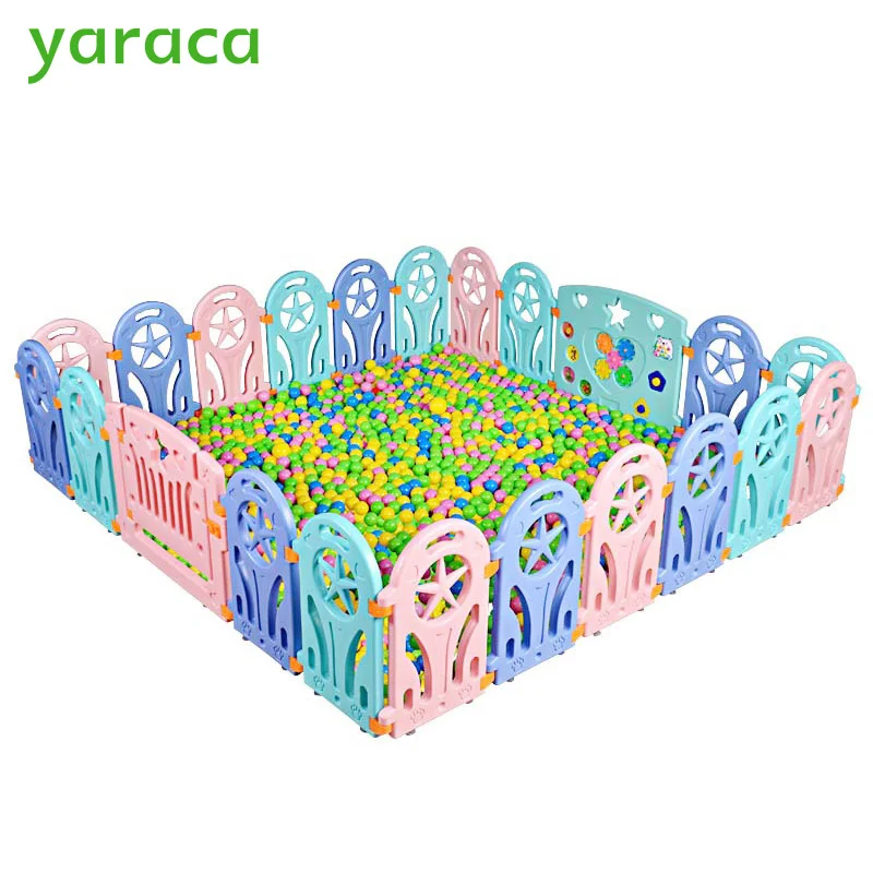 Baby Playpen Plastic Fence Safety Protector Kids Safety Barriers