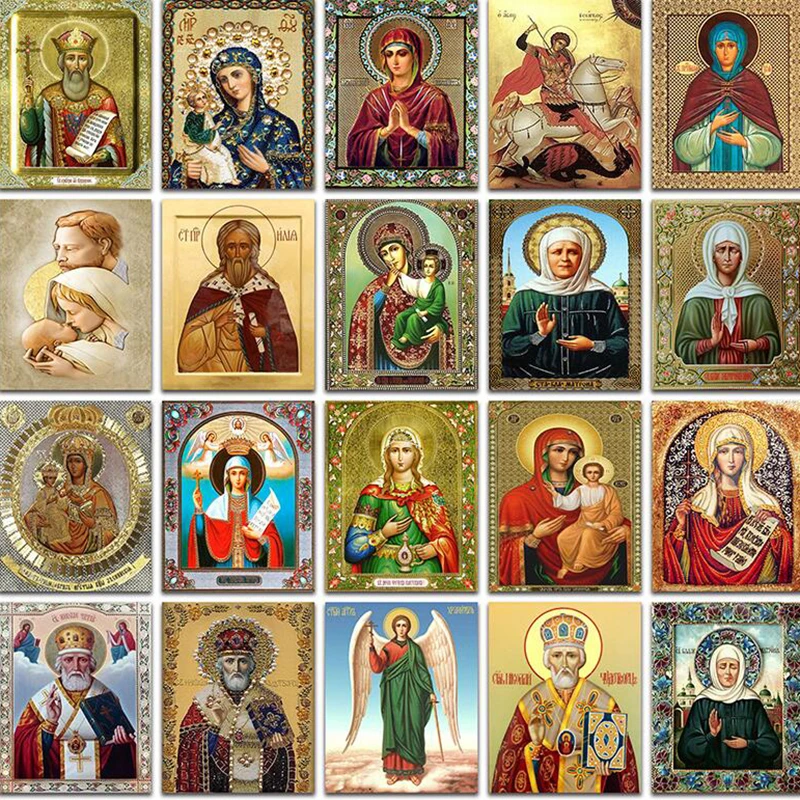 

NEW Round diamond embroidery icon full 5d diy diamond painting Cross stitch with picture resin Square Diamond mosaic Needlework