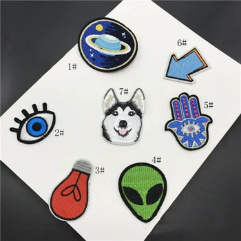 

Wholesale 20pcs Embroidered Sewing On Patch Iron-On Patch Stickers For Clothes Sewing Fabric Applique Supplies YH47