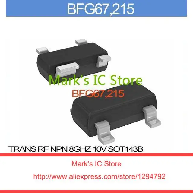 BFG67, 215 trans rf npn 8 ghz 10 v SOT143B BFG67, 21 67,21 BFG67 ...
