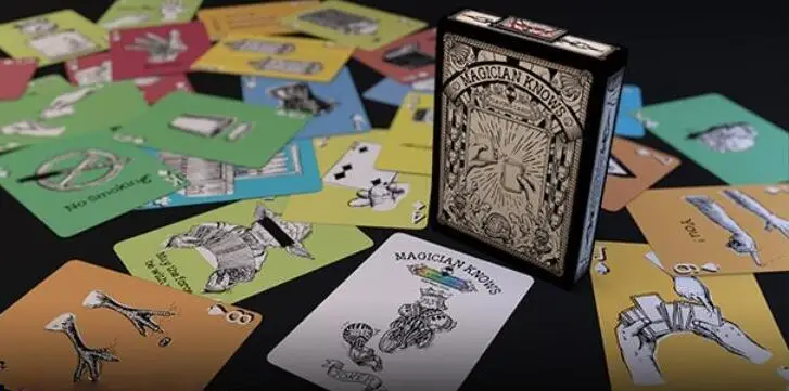 

Magician Knows Playing Cards ( Spectrum ) Magic Deck Magic Tricks Amazing Close Up Magic Gimmick Deck Props For Magicians