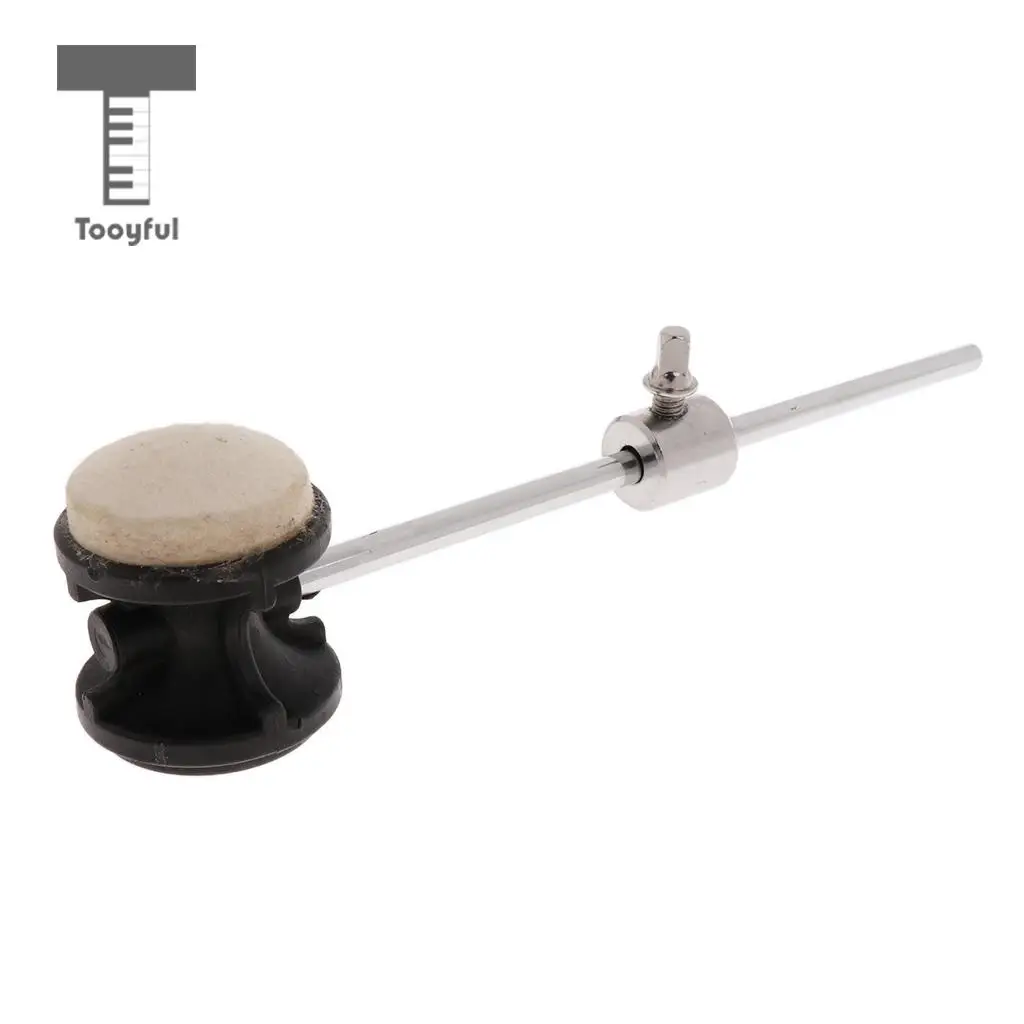 Tooyful Drum Pedal Beater Hammer Felt/Wood Head Mallet for Jazz Drum Replacement Parts Percussion Instrument Accessory